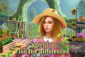 Finde die Unterschiede in den Gärten
