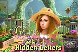 Versteckte Buchstaben in geheimen Gärten