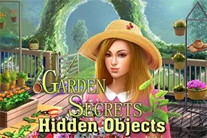 Versteckte Gegenstände in geheimen Gärte